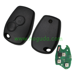 For Renault Clio3, for Kangoo, for Trafic 2 button remote key with 433Mhz and ID46 PCF7946 (before 2008 year)