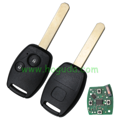 For Honda Accord Sedan Pilot Civic CRV 2 button remote key with 313.8Mhz ID46 chip FCCID :KR55WK49308