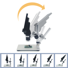 G1200 12MP 1-1200X Digital Microscope for Soldering Electronic 500X 1000X Microscopes Continuous Amplification Magnifier with battery