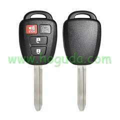 For high quality Toyota 3+1 button remote key blank enhanced version