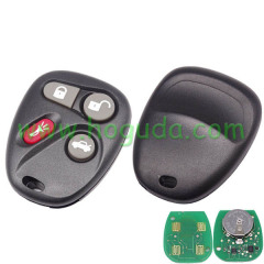 For Buick 3+1 button remote key With 315Mhz D BOARD FCCID: K0BUT1BT