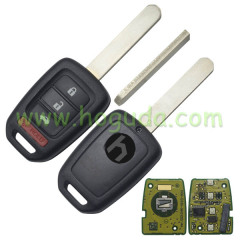 For Honda 3+1 button remote key with PCF7961/HITAG 3 313.8mhz