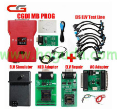 CGDI Prog MB For Benz Support All Key Lost Fastest Add Key With ELV Adapter&Simulator&AC Adapter&EIS ELV Original CGDI For Benz