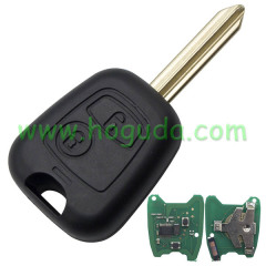 For Citroen 2 button remote key with Toy43 blade 433Mhz PCF7961 Chip