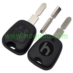 For Peugeot 2 button remote Key blank with 4 track blade