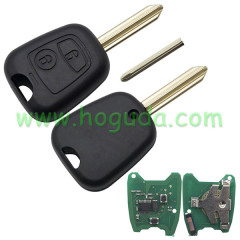 For Citroen 2 button remote key with Toy43 blade 433Mhz PCF7961 Chip