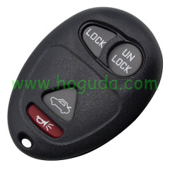 For Cadillac 3+1 button remote key blank With Battery Place