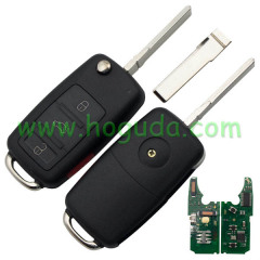 For VW Touareg 3+1 button remote key with 433Mhz (With Keyless function)
