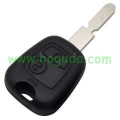 For Peugeot 2 button remote Key blank with 4 track blade