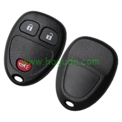 For GM 2+1 button remote key blank With Battery Place