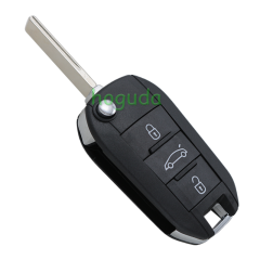 For Peugeot 3 Button Remote Key with 433MHz and HITAG AES 4A Chip