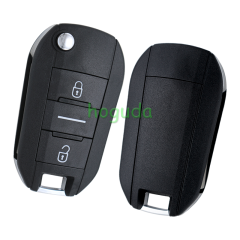 Peugeot 3 button remote key blank with VA2 blade without lg