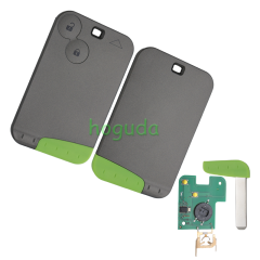 Renault Laguna 2 Button Remote Key with ID46 PCF7947 Chip and 433MHZ (Without Logo) Genuine Part No: 7701209129/7701209122/7701209125/7701209130/285974219R