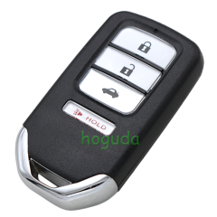 For Honda 3+1button smart keyless remote key with 313.8mhz NCF7952X / HITAG 3 / 47CHIP FCC ID: KR5V1X