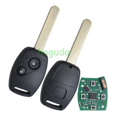 For Honda 2 button remote key with 433Mhz ID46 chip FCCID:N5F-S0084A