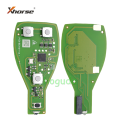 XNBZ01EN Xhorse VVDI BE Key Pro Button Remote Car Key for Mercedes Benz PCB Remote Key Chip Improved Version Smart 315MHz/433MHz with token