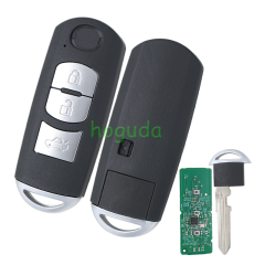 For Mazda 3 button Smart Remote Key Fob FSK 433MHz ID49 Model:SKE13E-01 or SKE13E-02