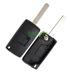For Peugeot ASK 2 button flip remote key with VA2 307 blade 433Mhz PCF7941 Chip (Before 2011 year)