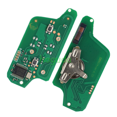 For Peugeot ASK 2 button flip remote key with VA2 307 blade 433Mhz PCF7941 Chip (Before 2011 year)