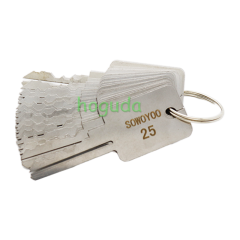 SOWOYOO Universal 48 In 1 Master Keys Set Power Key For Pad Lock Repairing Tools Locksmith Tools