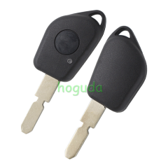 For Peugeot 1 button remote key blank with 406 blade without logo