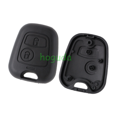 For Peugeot 2 button remote Key blank with 4 track blade (without logo)