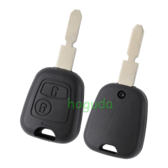 For Peugeot 2 button remote Key blank with 4 track blade (without logo)