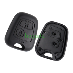 For Peugeot 2 button remote key blank With key blade (No Logo)