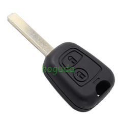 For Peugeot 2 button remote key blank with 307 key blade (without logo)