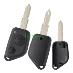 For Peugeot 2 button remote key blank without Logo (Without Battery Place)