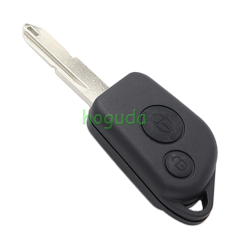 For Peugeot 2 button remote key blank without Logo (With Battery Place)