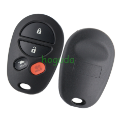 For Toyota 4 button remote key blank