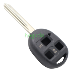For High quality GTL Toyota 3 button remote key blank with TOY47 blade