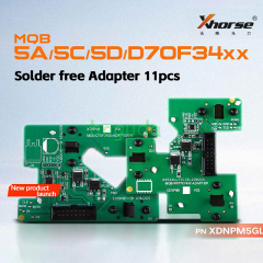 XHORSE XDNPM5GLSE MQB SA/SC/SD/D70F34XX Solder free Adapter 11pcs/set used with KEY TOOL PLUS and MULTI-PROG.