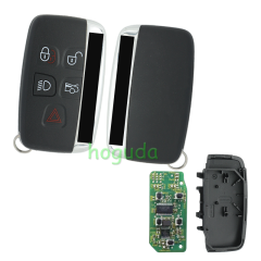 For high quality Landrover 4+1 button smart key with Keyless Go Feature with PCF7953 chip 315Mhz Jaguar logo
