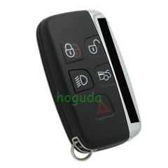 For high quality Landrover 4+1 button smart key with Keyless Go Feature with PCF7953 chip 315Mhz Jaguar logo