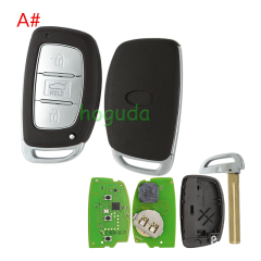 XHORSE VVDI XZHY84EN 3 button remote key for Hyubdai XZ Series i25 Special boardexclusively for hyundai models support hyundai smart key support regenerate and reuse Note:The pcb board only can be generated for hyundai models.