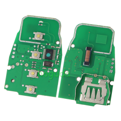 For Audi 3+1 button remote key with 315Mhz PCF7945A / HITAG 2