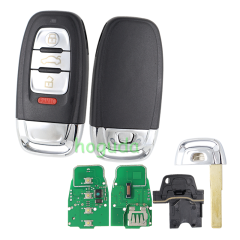 For Audi 3+1 button remote key with 315Mhz PCF7945A / HITAG 2