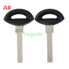 For SAAB Emergency small key A#:with narrow blade (窄钥匙片) B#:with wide blade (宽钥匙片) C#:with groove blade