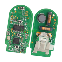 For AfterMarket BMW smart card 3 button remote key With 433MHZ PCF7953 chip FCCID:NBG1DGNG1 IC:2694A-IDGNG1