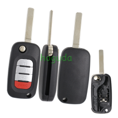 For Benz smart 3+1 button remote key blank without logo