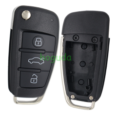 Xhorse XKA620EN Wire Remote Key Audi A6L Q7 Flip 3 buttons
