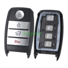 For Kia K3 5 Button Smart Remote Key 3+1 Button with 433Mhz 8A Chip PN:95440-A7000 FCC : PEK-FD00030