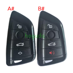 For high quality black color BMW G Series 4 button Car Remote Key Shell