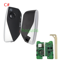 For BMW U-chassis 4 button Keyless-Go Remote Key with 434MHz ID49 chip with UWB function FCC:IYZBK1
