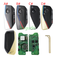 For BMW U-chassis 4 button Keyless-Go Remote Key with 434MHz ID49 chip with UWB function FCC:IYZBK1