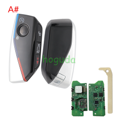 For BMW U-chassis 4 button Keyless-Go Remote Key with 434MHz ID49 chip with UWB function FCC:IYZBK1