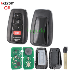 KEYDIY TB01-4 button KD Smart Key Universal Remote Control with 8A chip for Toyota Corolla RAV4 Camry/Lexus