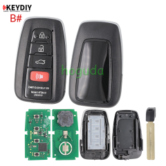KEYDIY TB01-4 button KD Smart Key Universal Remote Control with 8A chip for Toyota Corolla RAV4 Camry/Lexus